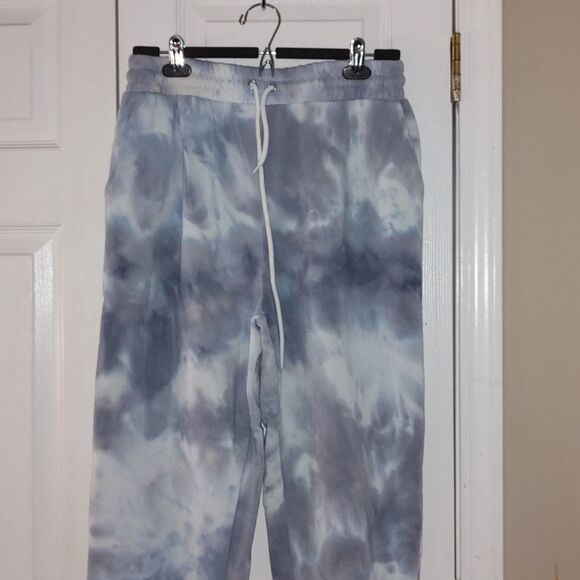 Rue 21 bluish gray tie dye sweatpants Sz L - Picture 3 of 7